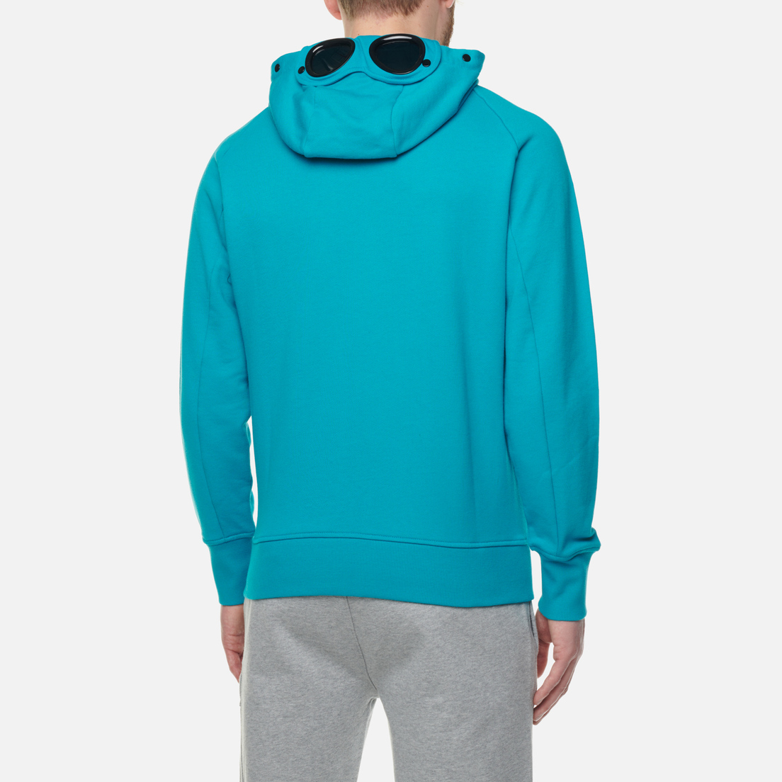 C.P. Company Мужская толстовка Goggle Zipped Hoodie Diagonal Raised Fleece