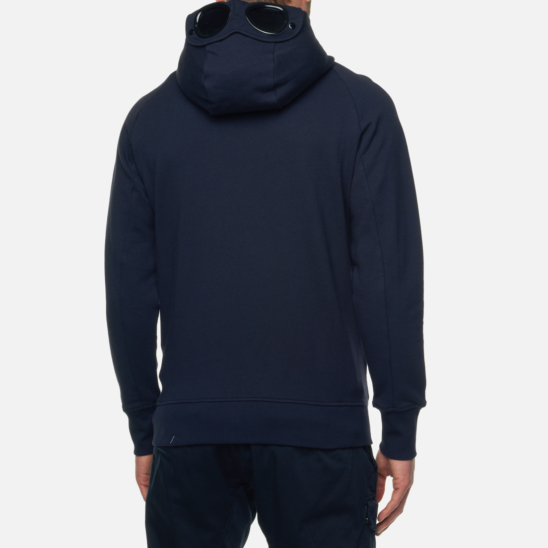 C.P. Company Мужская толстовка Goggle Zipped Hoodie Diagonal Raised Fleece