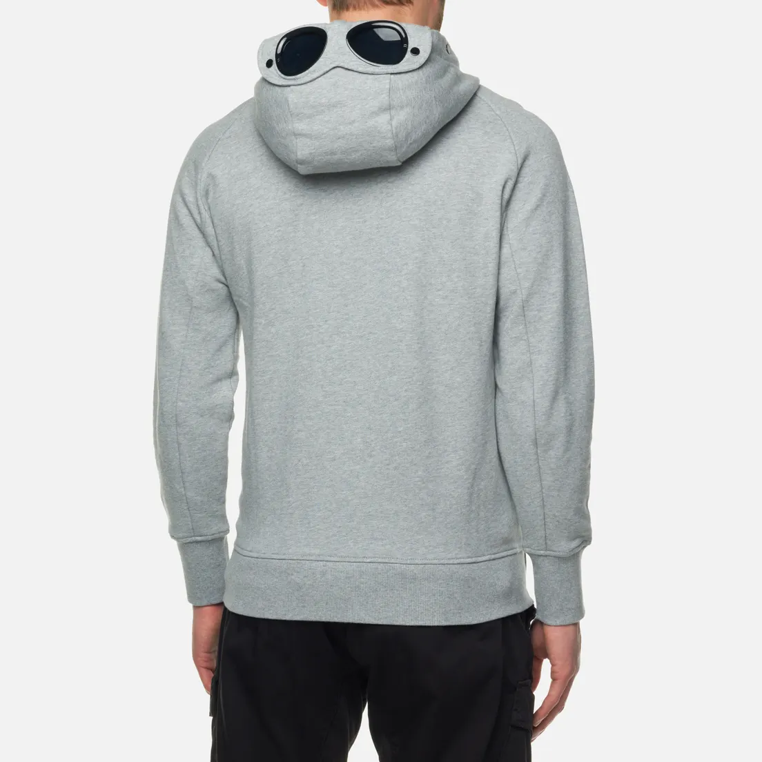 C.P. Company Мужская толстовка Goggle Zipped Hoodie Diagonal Raised Fleece