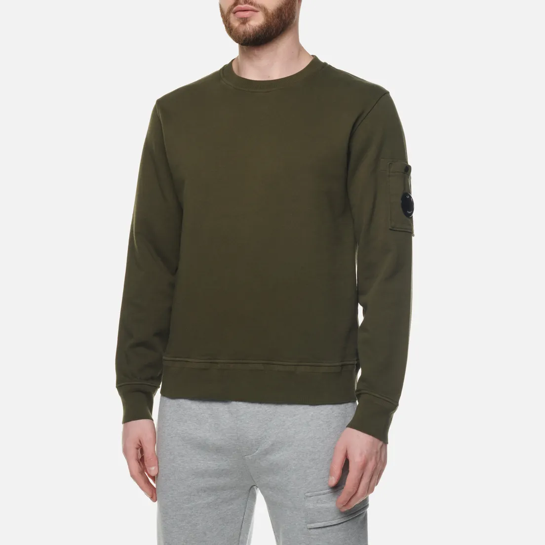 C.P. Company Мужская толстовка Cotton Fleece Garment Dyed