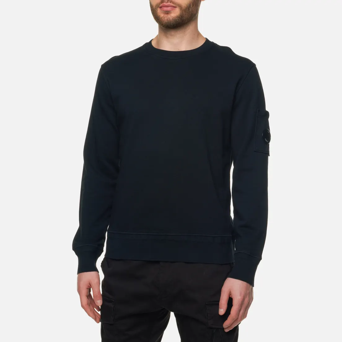 C.P. Company Мужская толстовка Cotton Fleece Garment Dyed