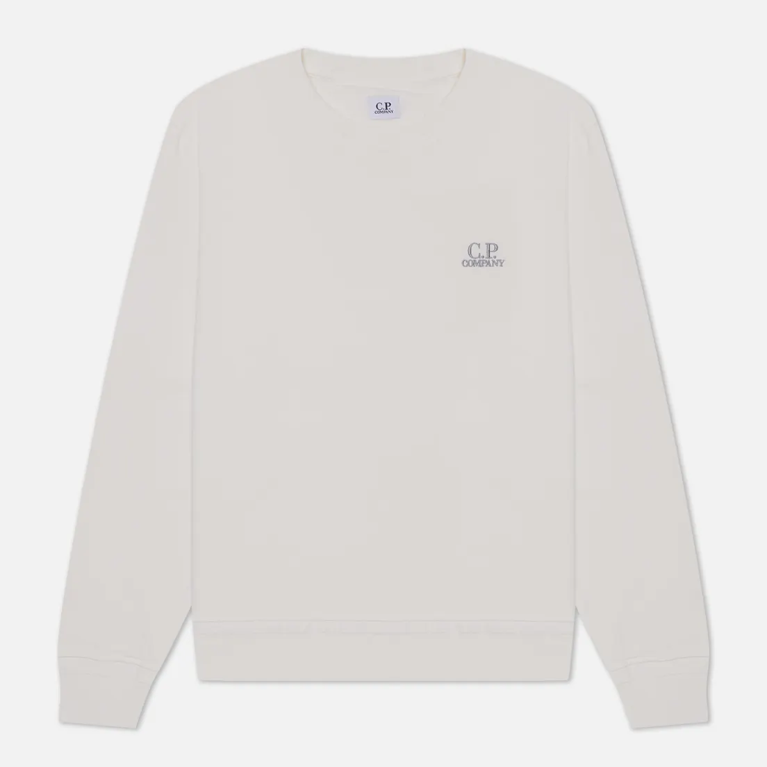 C.P. Company Мужская толстовка Cotton Fleece Logo Garment Dyed
