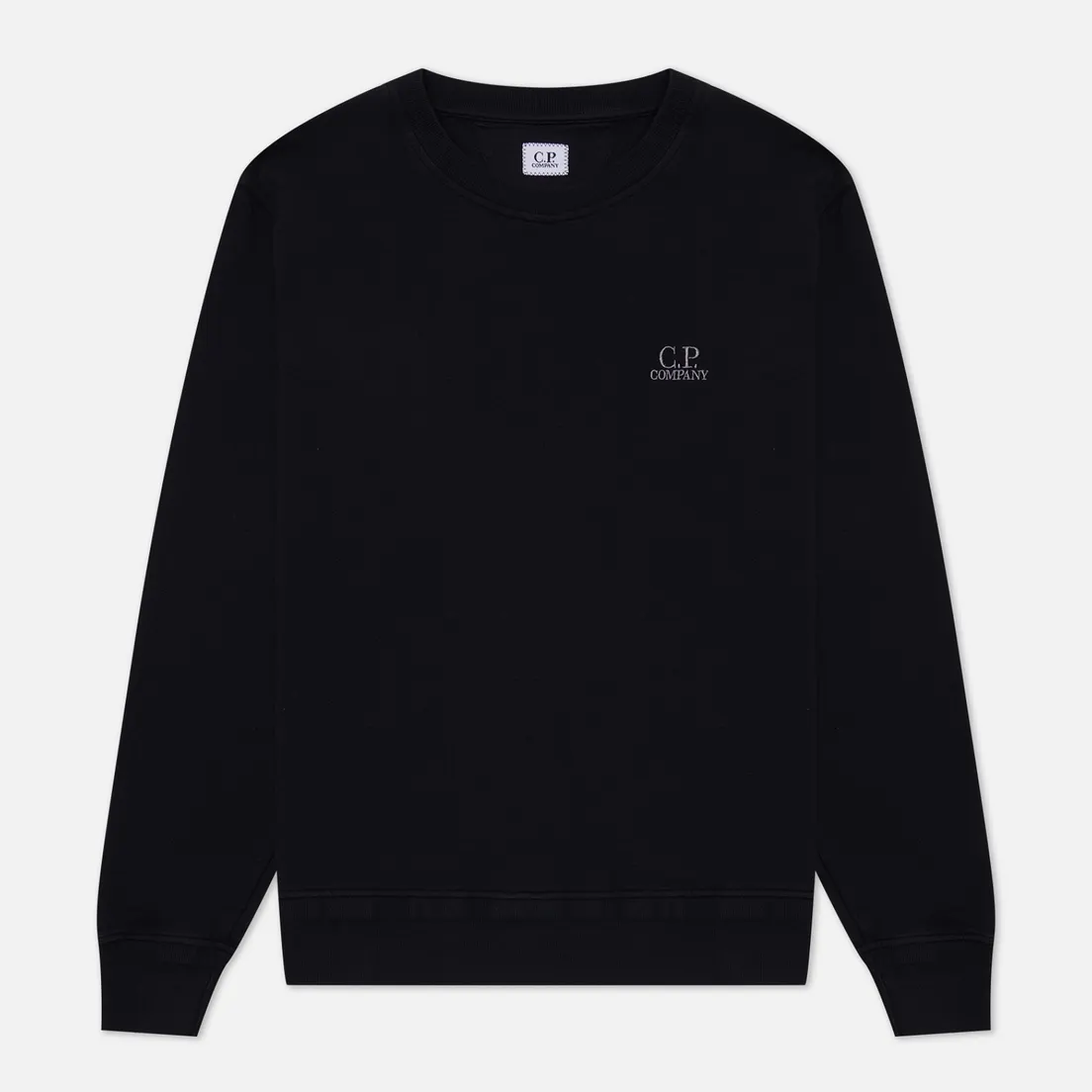 C.P. Company Мужская толстовка Cotton Fleece Logo Garment Dyed
