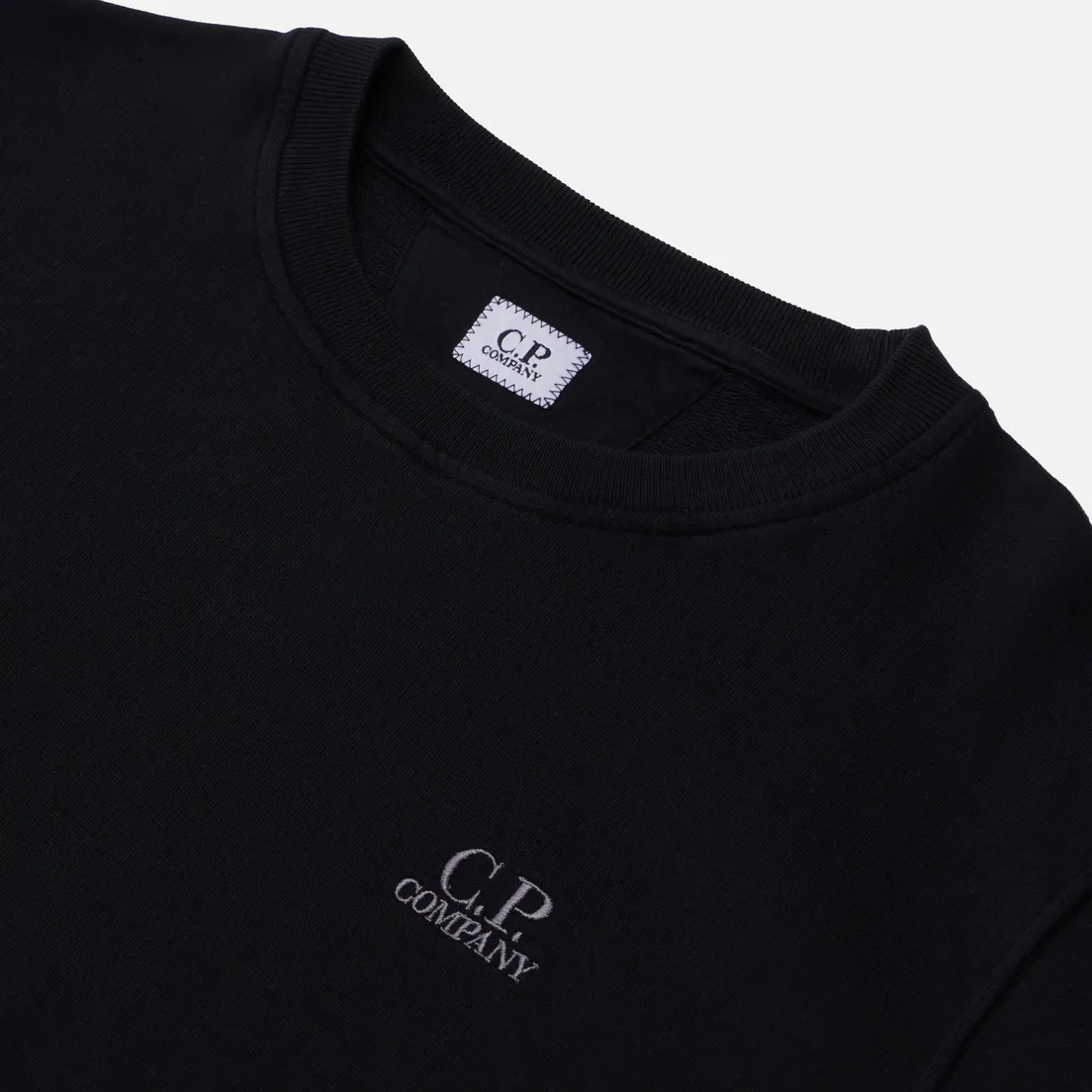 C.P. Company Мужская толстовка Cotton Fleece Logo Garment Dyed