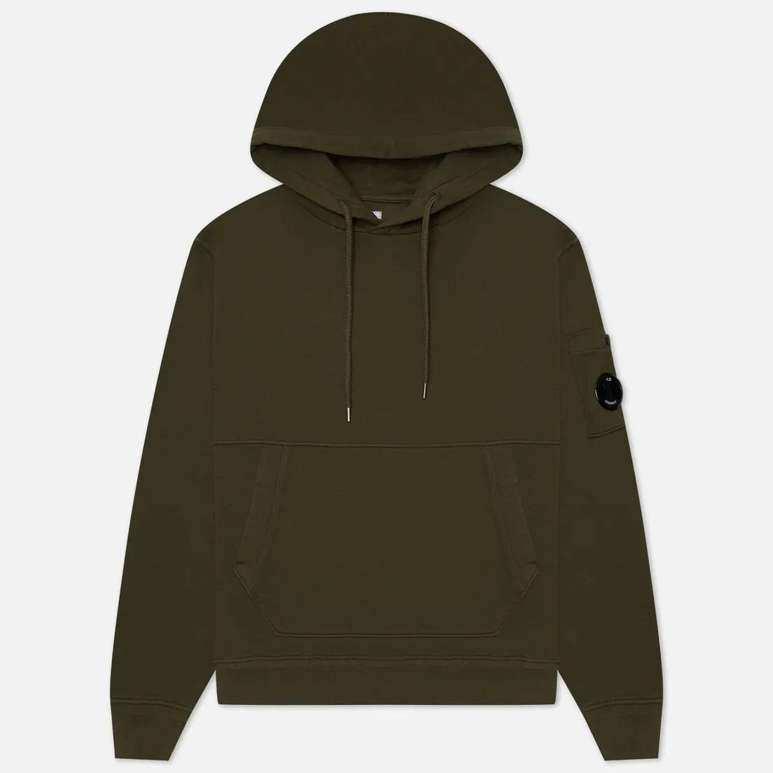 C.P. Company Мужская толстовка Cotton Fleece Hoodie Garment Dyed