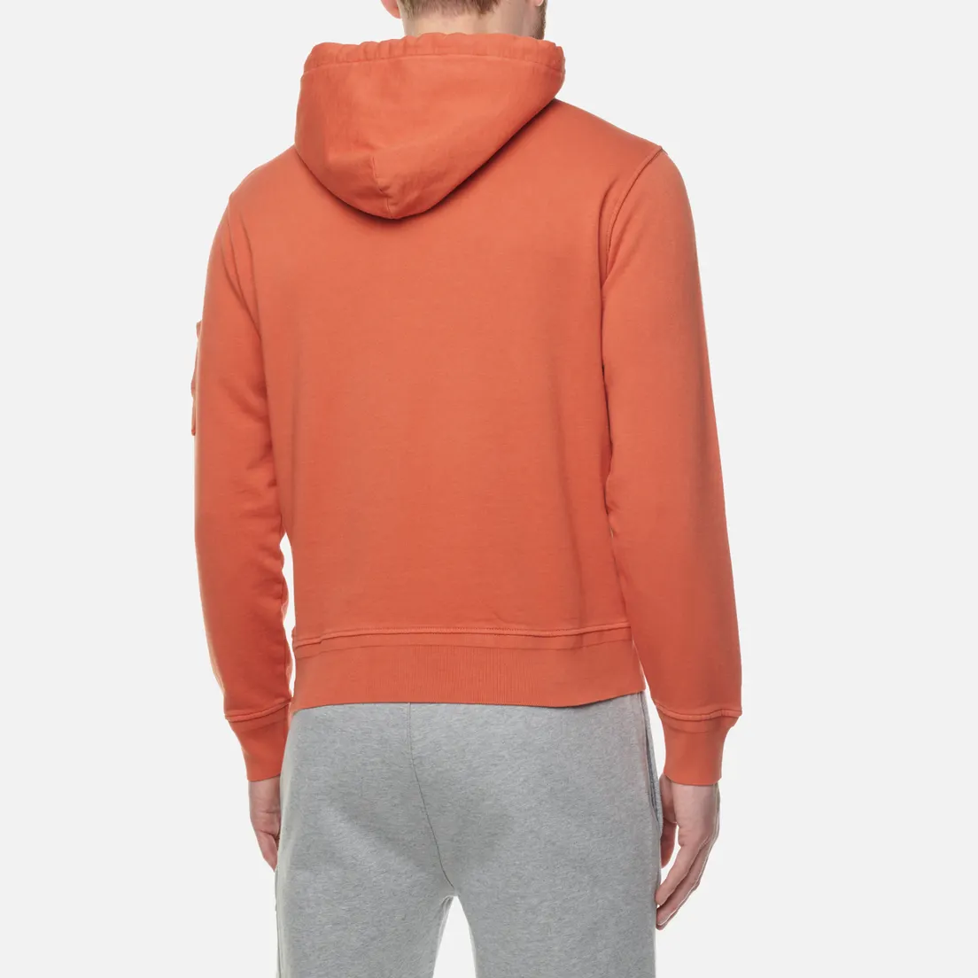 C.P. Company Мужская толстовка Cotton Fleece Hoodie Resist Dyed