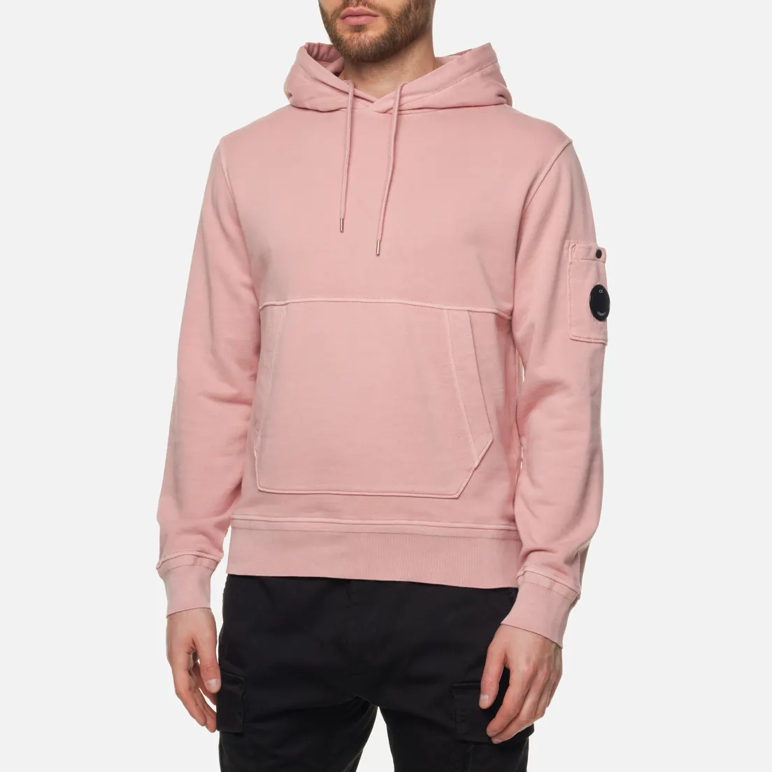 C.P. Company Мужская толстовка Cotton Fleece Hoodie Resist Dyed
