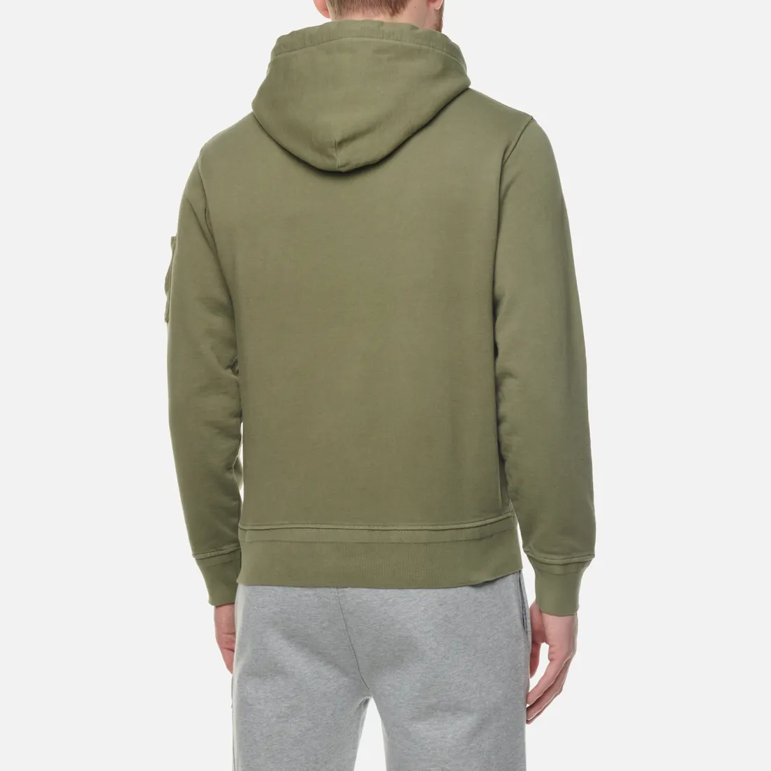C.P. Company Мужская толстовка Cotton Fleece Hoodie Resist Dyed