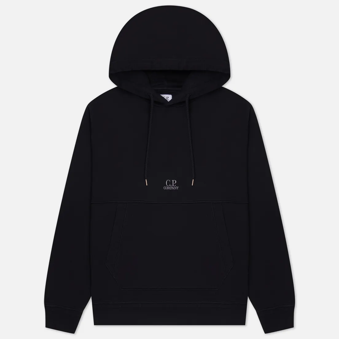 C.P. Company Мужская толстовка Cotton Fleece Logo Hoodie Garment Dyed
