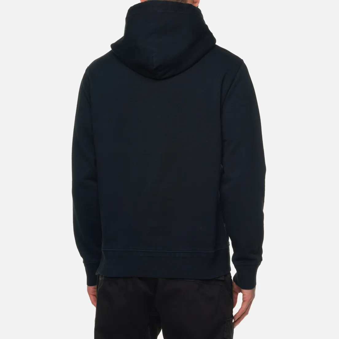 C.P. Company Мужская толстовка Cotton Fleece Logo Hoodie Garment Dyed