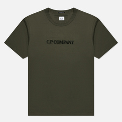 C.P. Company Мужская футболка 30/2 Mercerized Jersey Graphic Logo