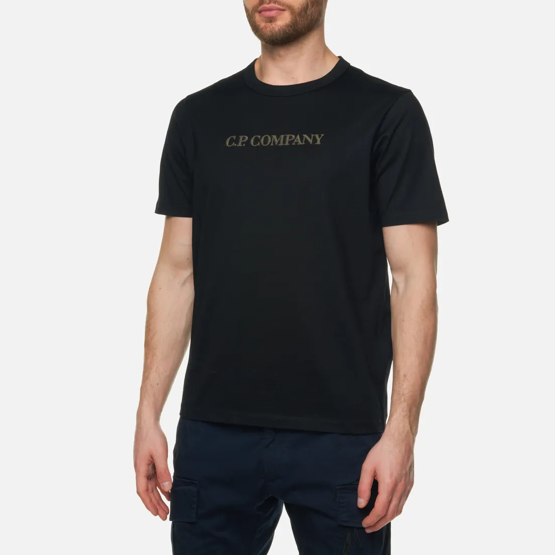 C.P. Company Мужская футболка 30/2 Mercerized Jersey Graphic Logo