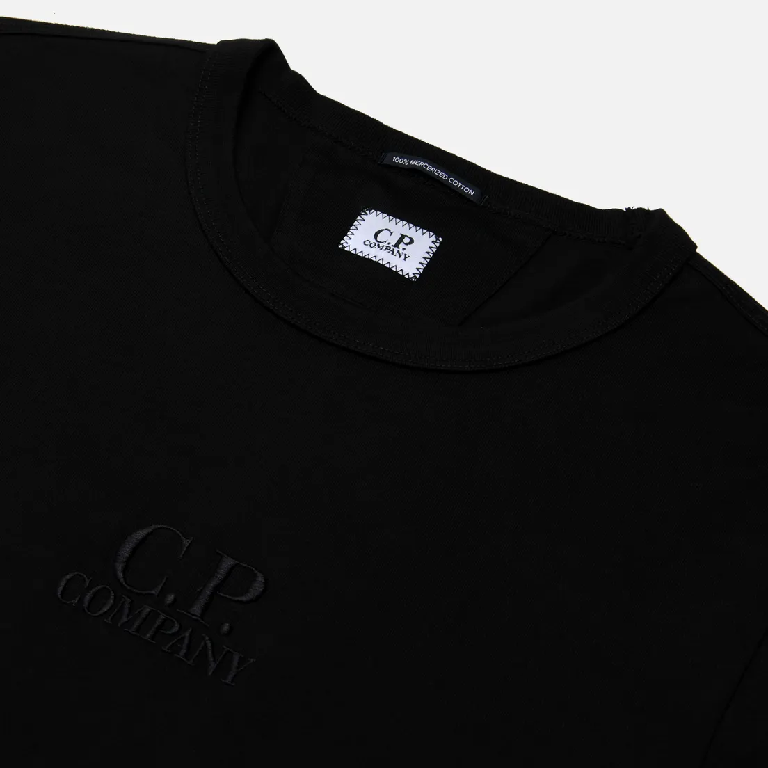 C.P. Company Мужская футболка 30/2 Mercerized Jersey Embroidered Logo