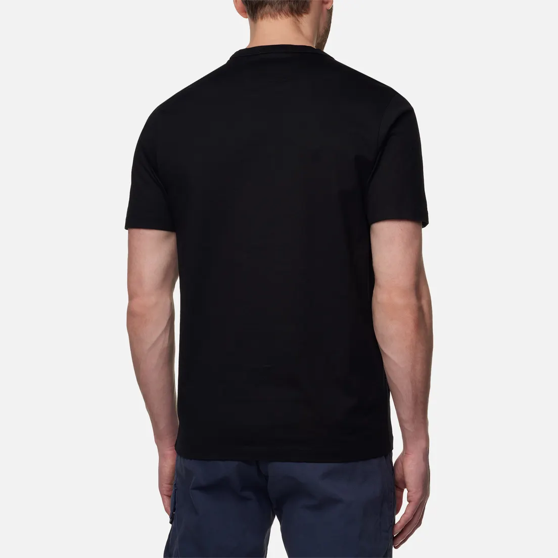 C.P. Company Мужская футболка 30/2 Mercerized Jersey Embroidered Logo