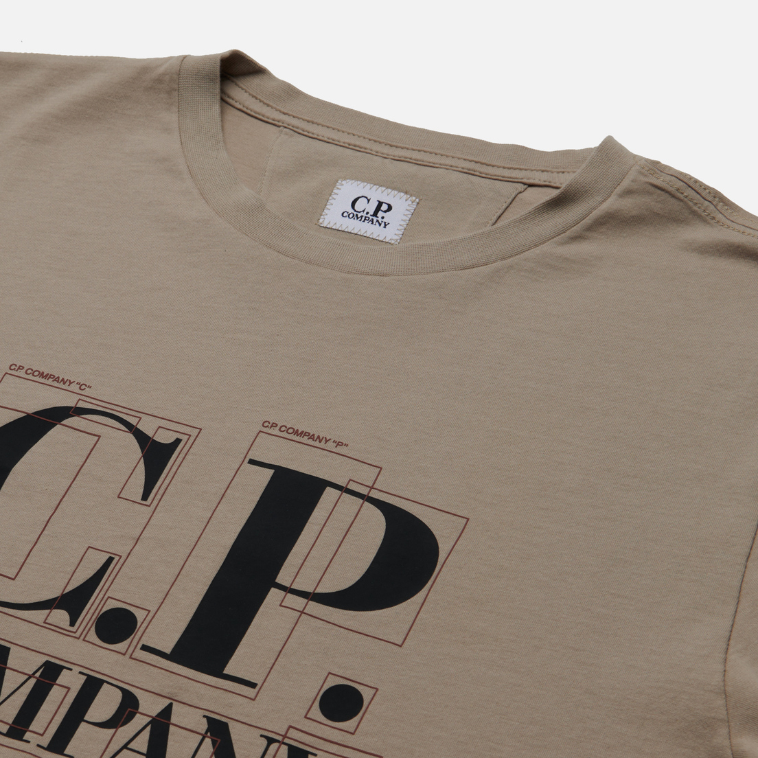C.P. Company Мужская футболка 30/1 Jersey Large Graphic Logo