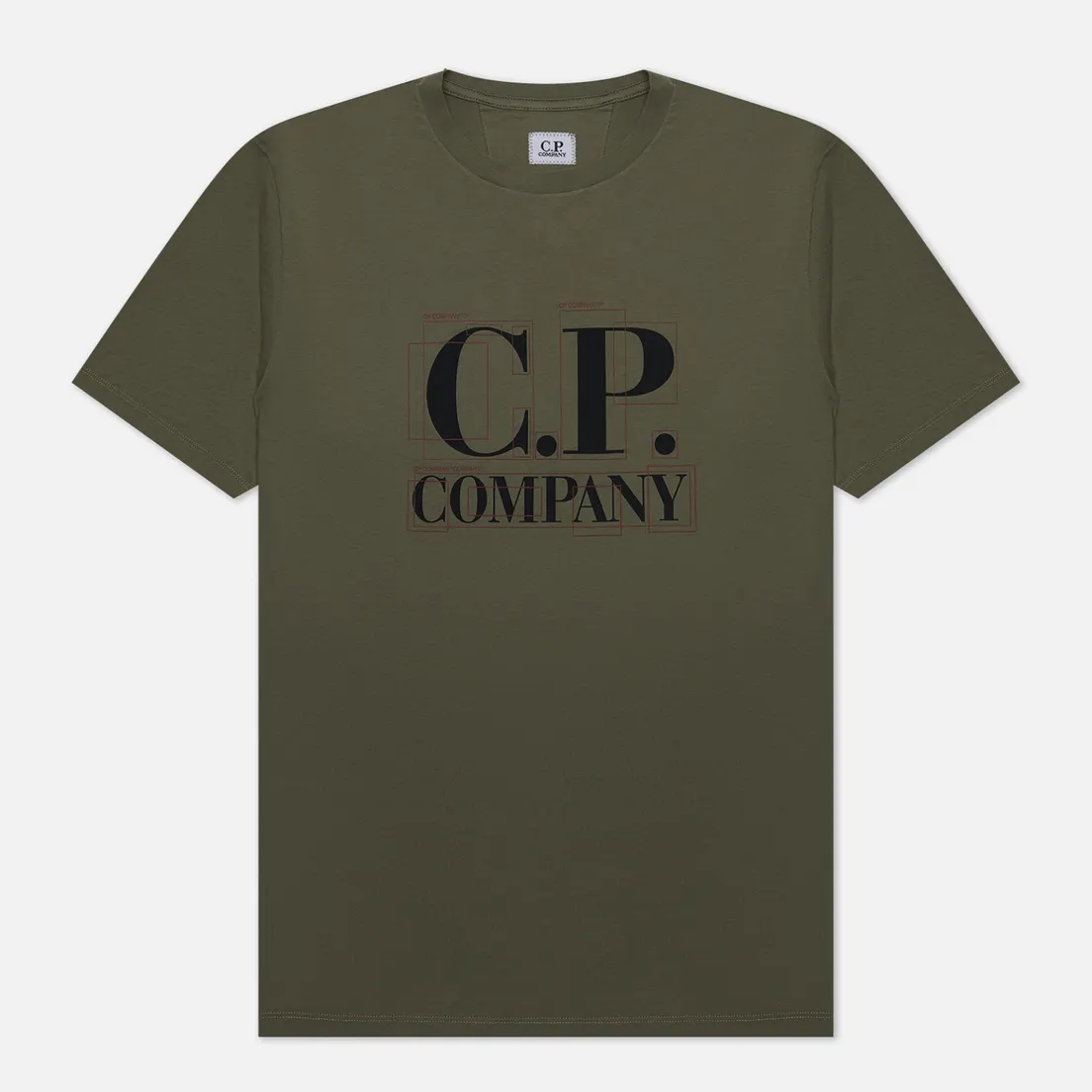 C.P. Company Мужская футболка 30/1 Jersey Large Graphic Logo