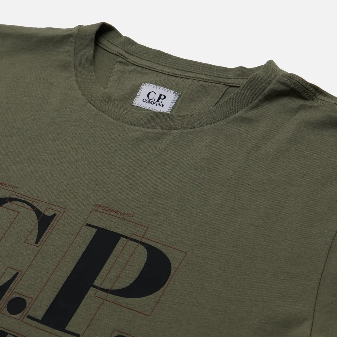 C.P. Company Мужская футболка 30/1 Jersey Large Graphic Logo