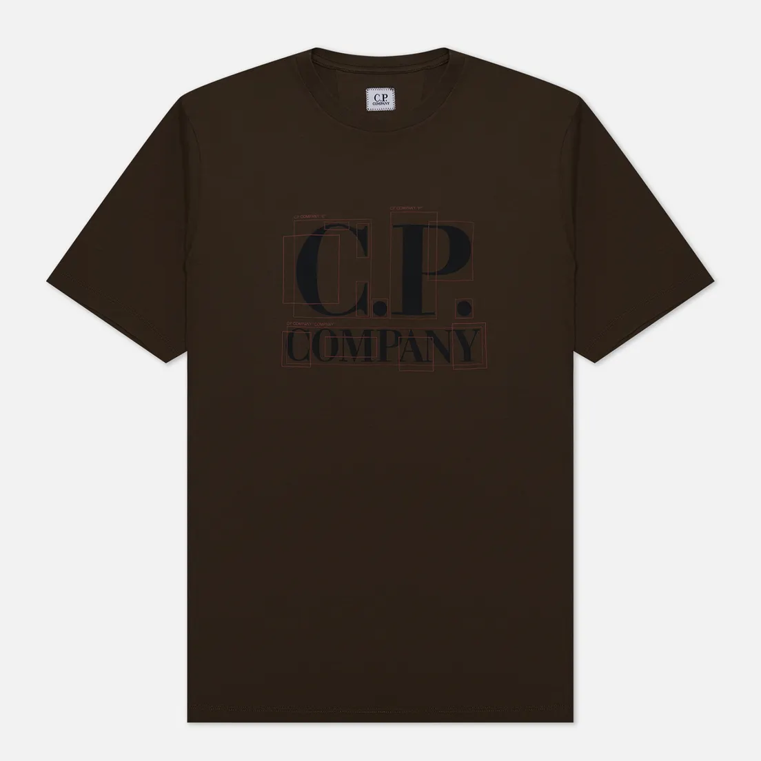 C.P. Company Мужская футболка 30/1 Jersey Large Graphic Logo