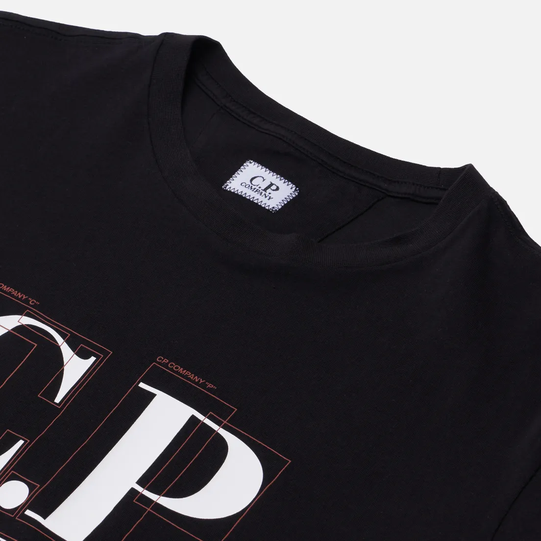 C.P. Company Мужская футболка 30/1 Jersey Large Graphic Logo