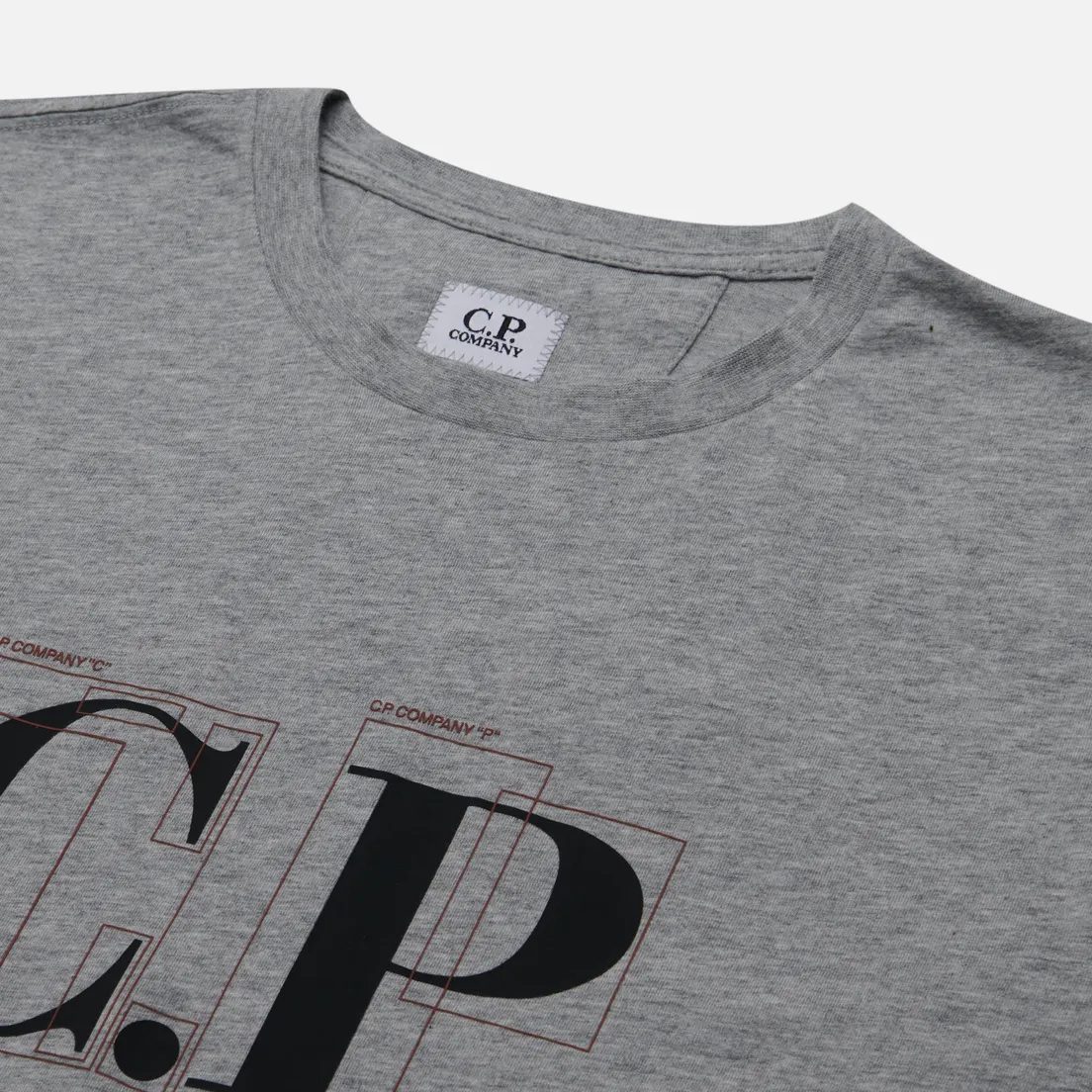 C.P. Company Мужская футболка 30/1 Jersey Large Graphic Logo