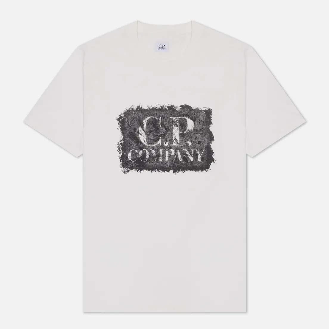 C.P. Company Мужская футболка 30/1 Jersey Graphic Large Logo Print