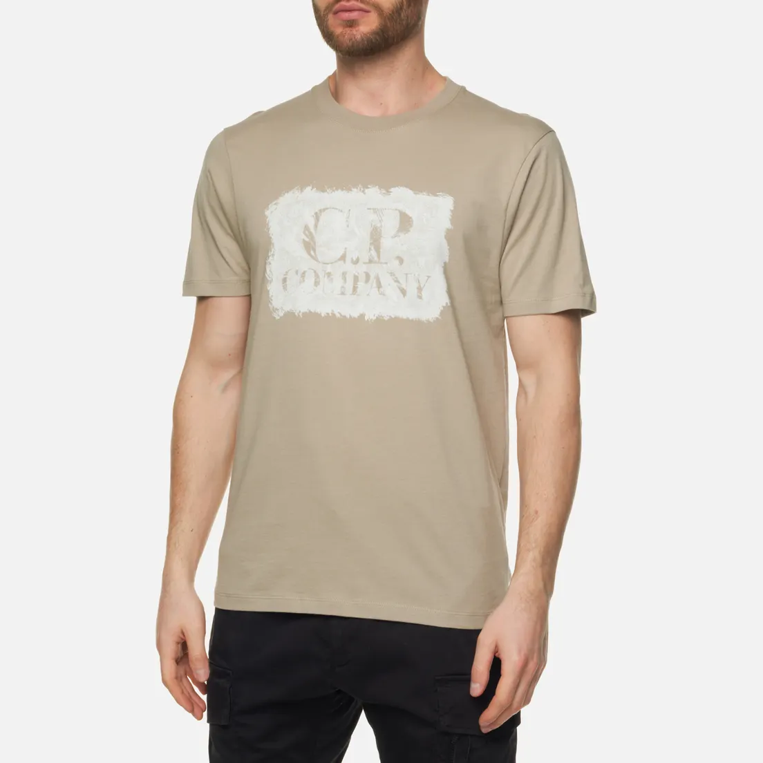 C.P. Company Мужская футболка 30/1 Jersey Graphic Large Logo Print