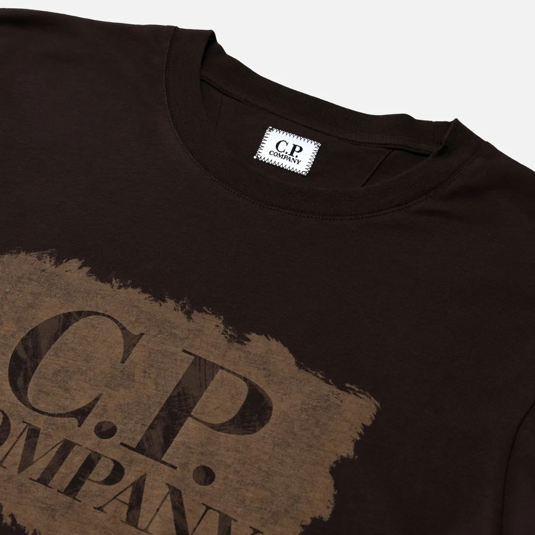 C.P. Company Мужская футболка 30/1 Jersey Graphic Large Logo Print