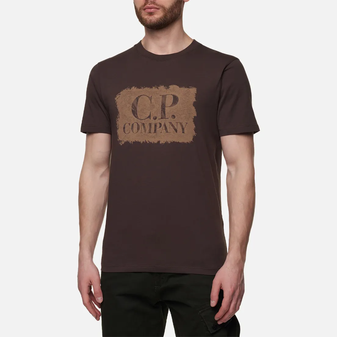 C.P. Company Мужская футболка 30/1 Jersey Graphic Large Logo Print