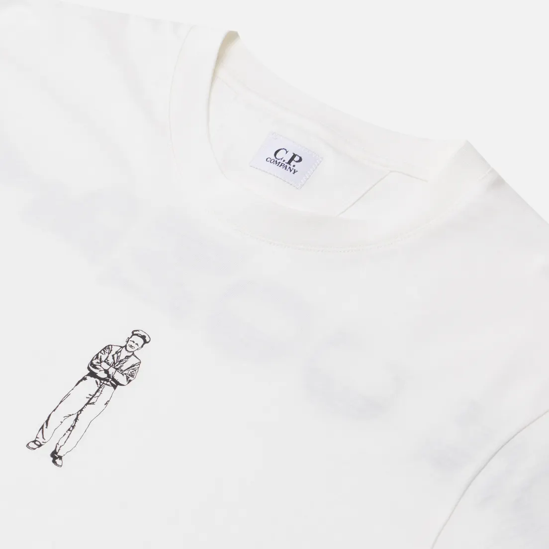 C.P. Company Мужская футболка 30/1 Jersey Horizontal Logo