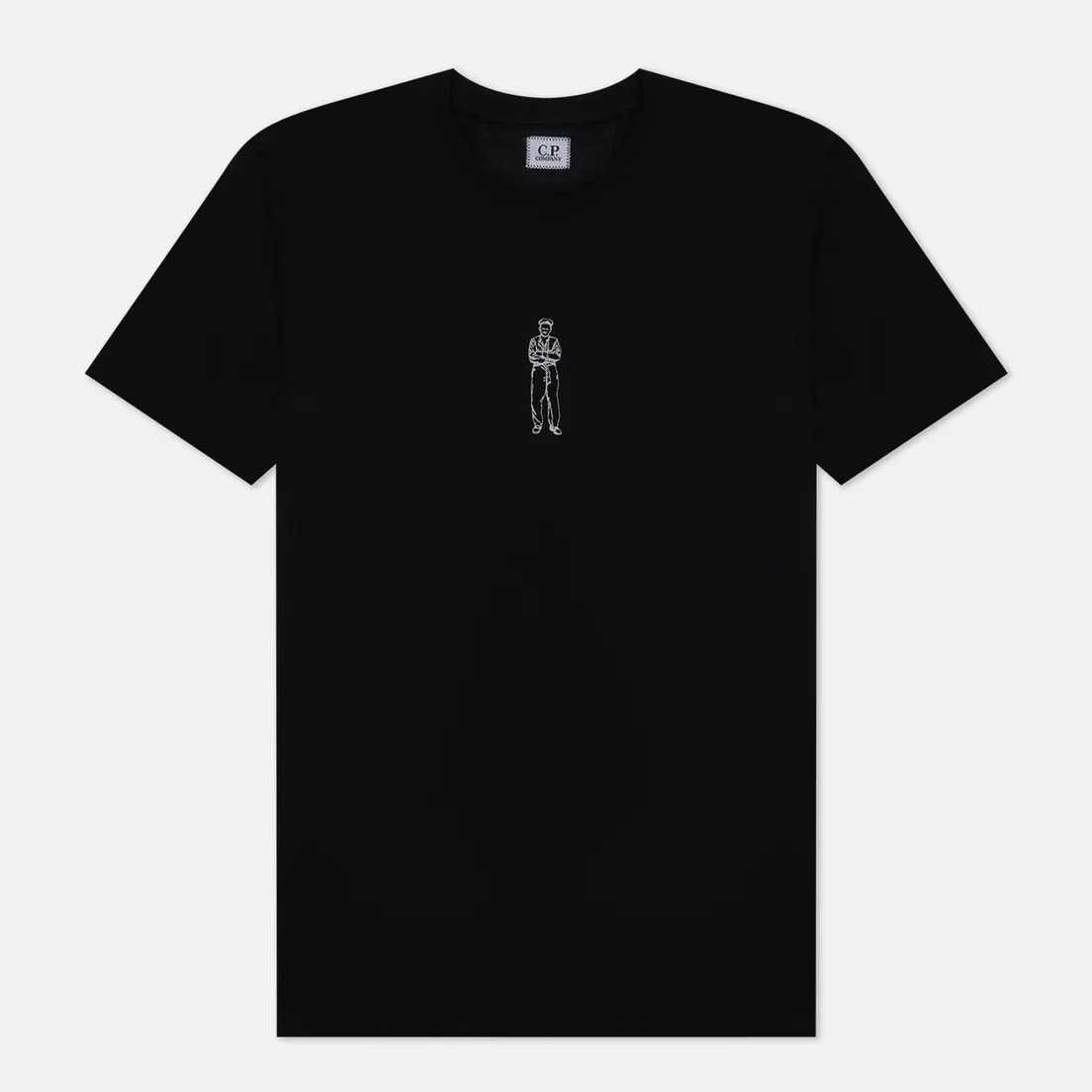 C.P. Company Мужская футболка 30/1 Jersey Horizontal Logo