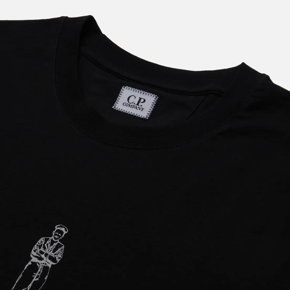 C.P. Company Мужская футболка 30/1 Jersey Horizontal Logo