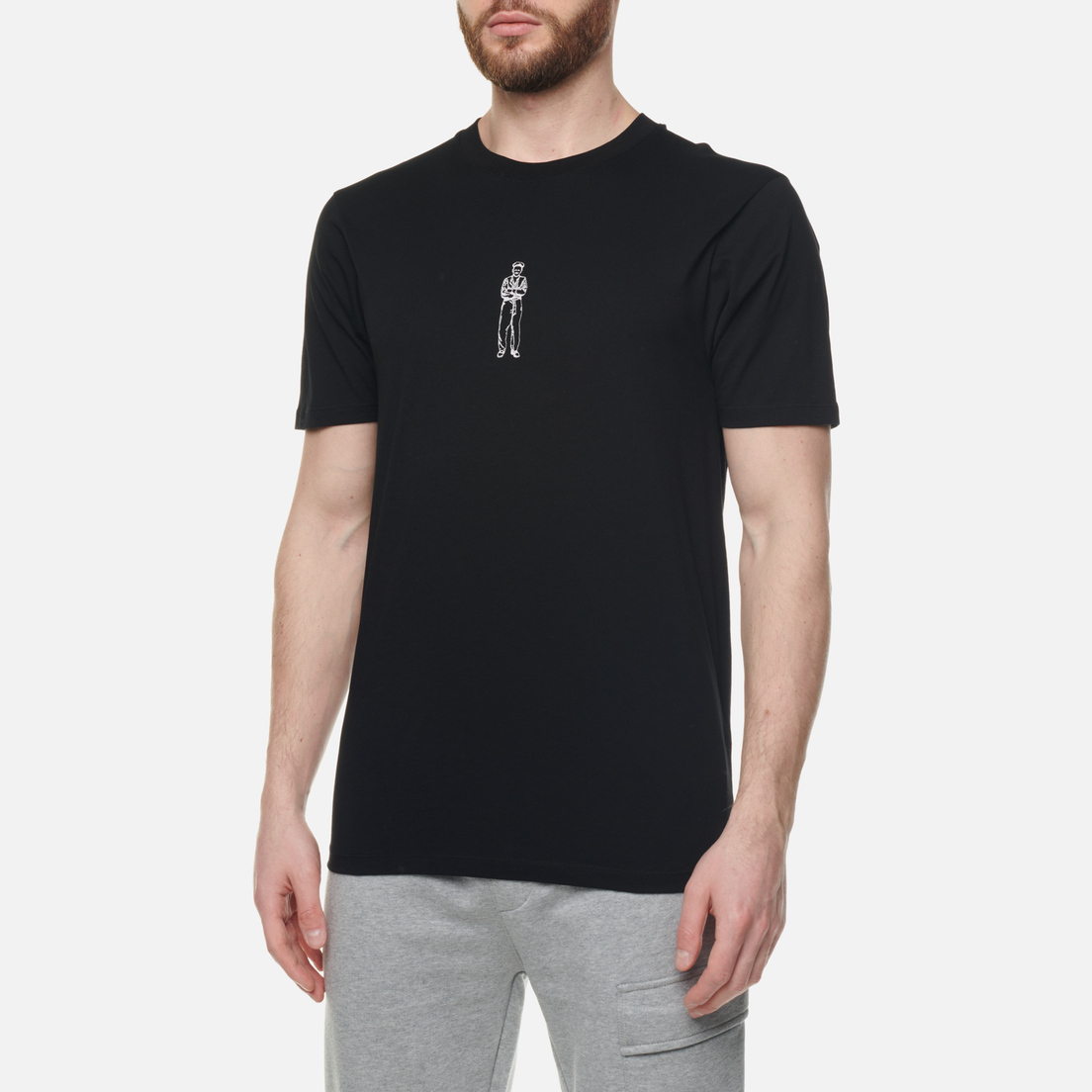 C.P. Company Мужская футболка 30/1 Jersey Horizontal Logo