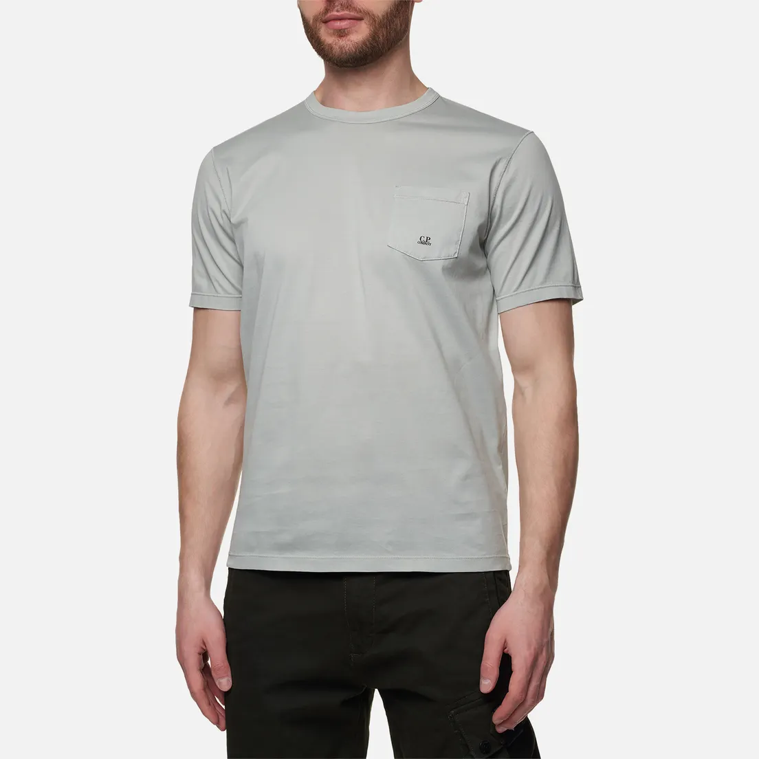 C.P. Company Мужская футболка 70/2 Mercerized Jersey Twisted Pocket