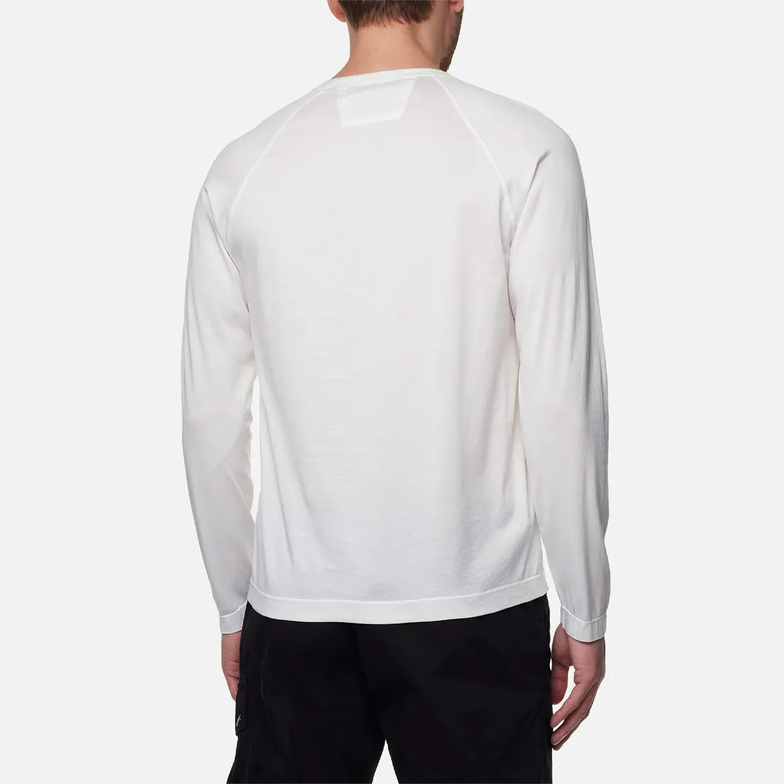 C.P. Company Мужской лонгслив 70/2 Mercerized Jersey Twisted Logo