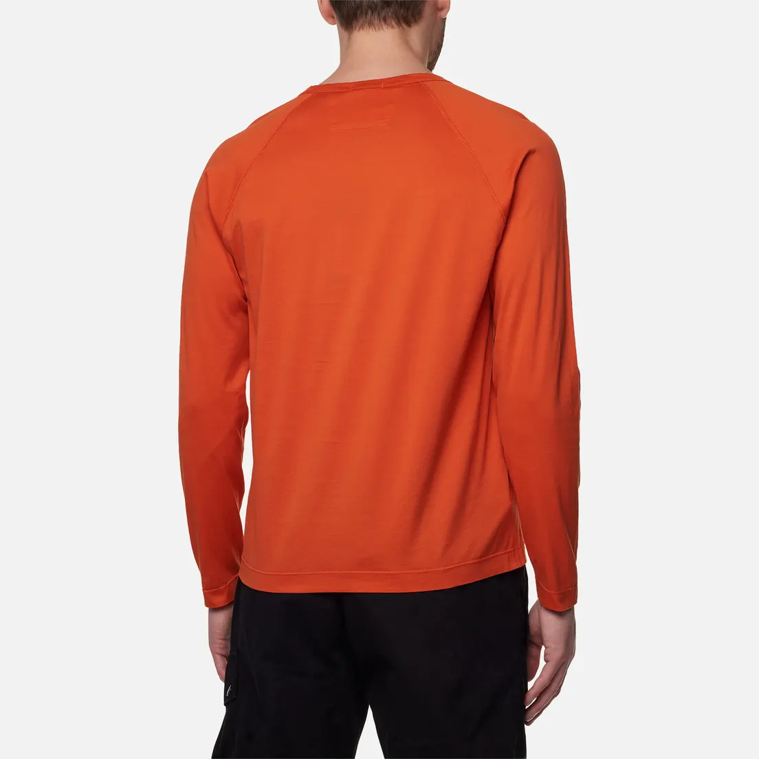 C.P. Company Мужской лонгслив 70/2 Mercerized Jersey Twisted Logo