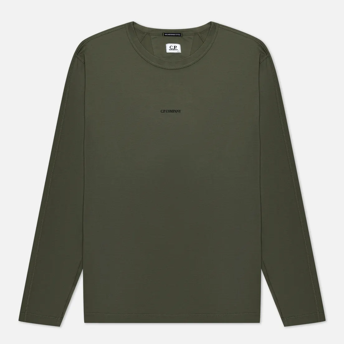 C.P. Company Мужской лонгслив 70/2 Mercerized Jersey Twisted Logo