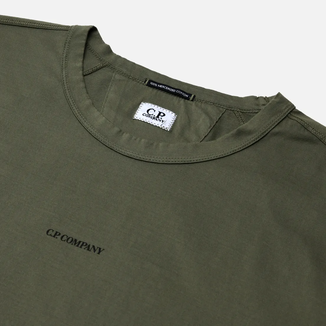 C.P. Company Мужской лонгслив 70/2 Mercerized Jersey Twisted Logo
