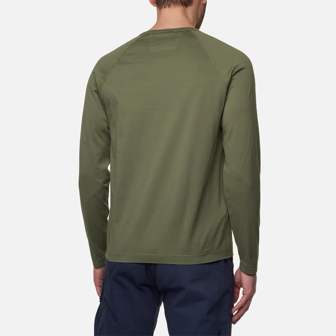 C.P. Company Мужской лонгслив 70/2 Mercerized Jersey Twisted Logo