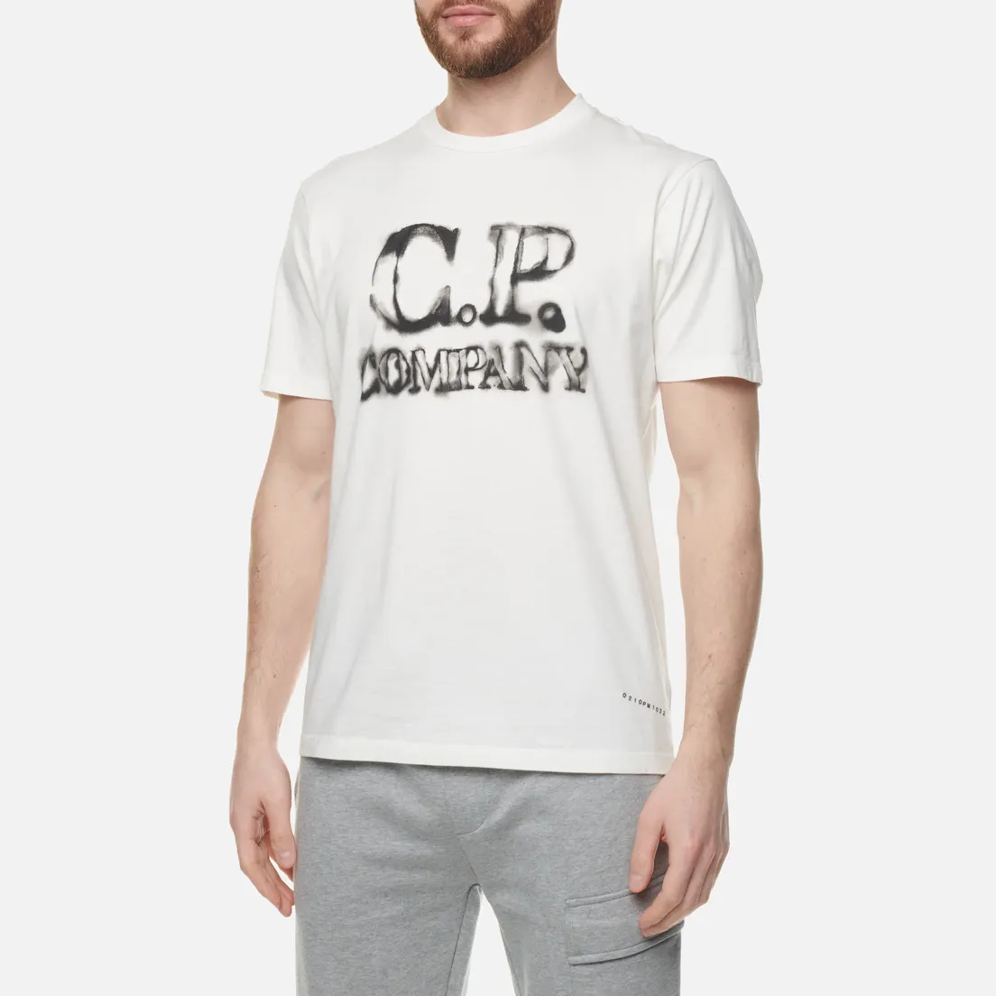 C.P. Company Мужская футболка 24/1 Jersey Blurry Logo