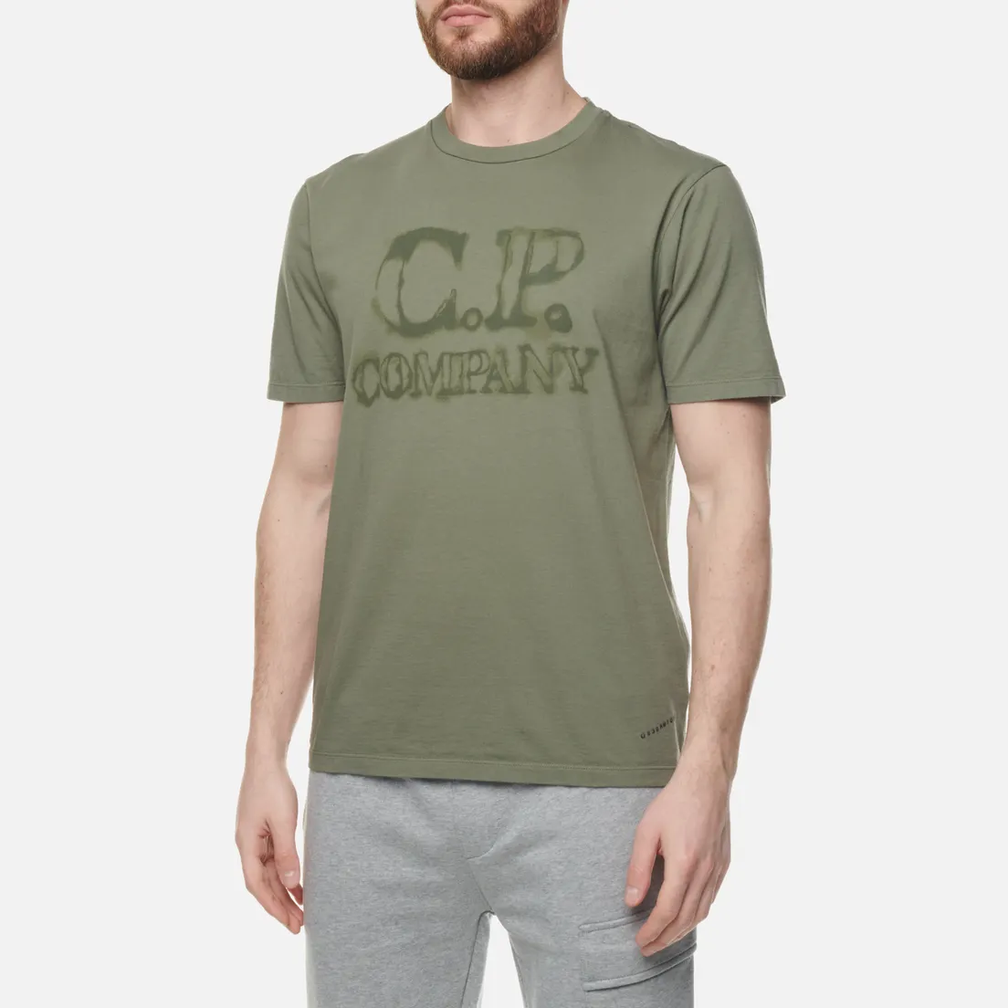 C.P. Company Мужская футболка 24/1 Jersey Blurry Logo