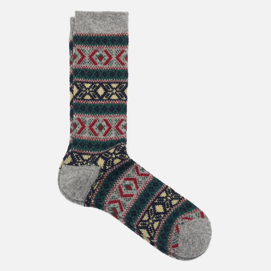 Anonymous Ism Носки Wool Jacquard Crew