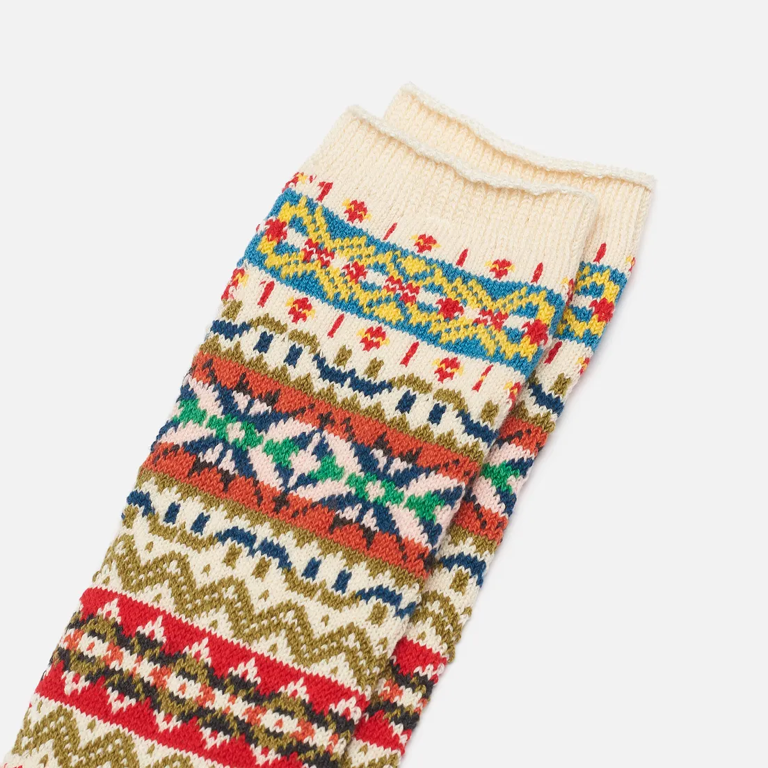 Anonymous Ism Носки Fair Isle Crew