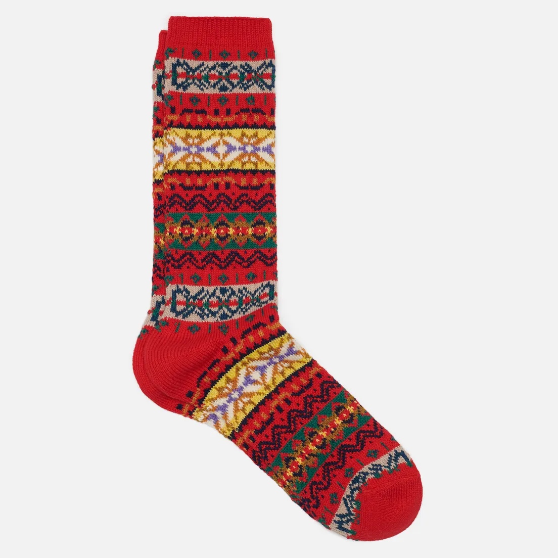 Anonymous Ism Носки Fair Isle Crew