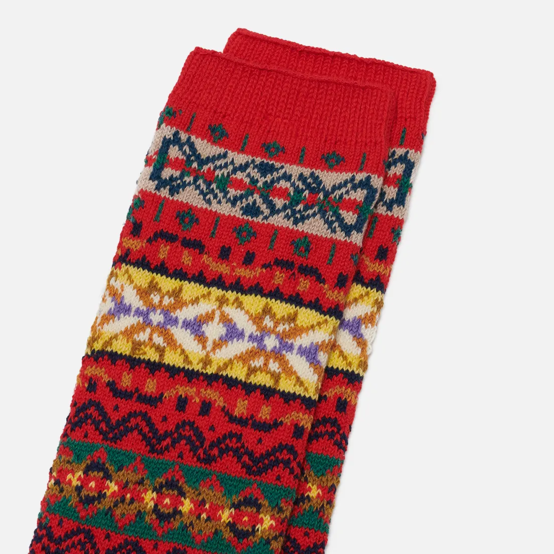 Anonymous Ism Носки Fair Isle Crew
