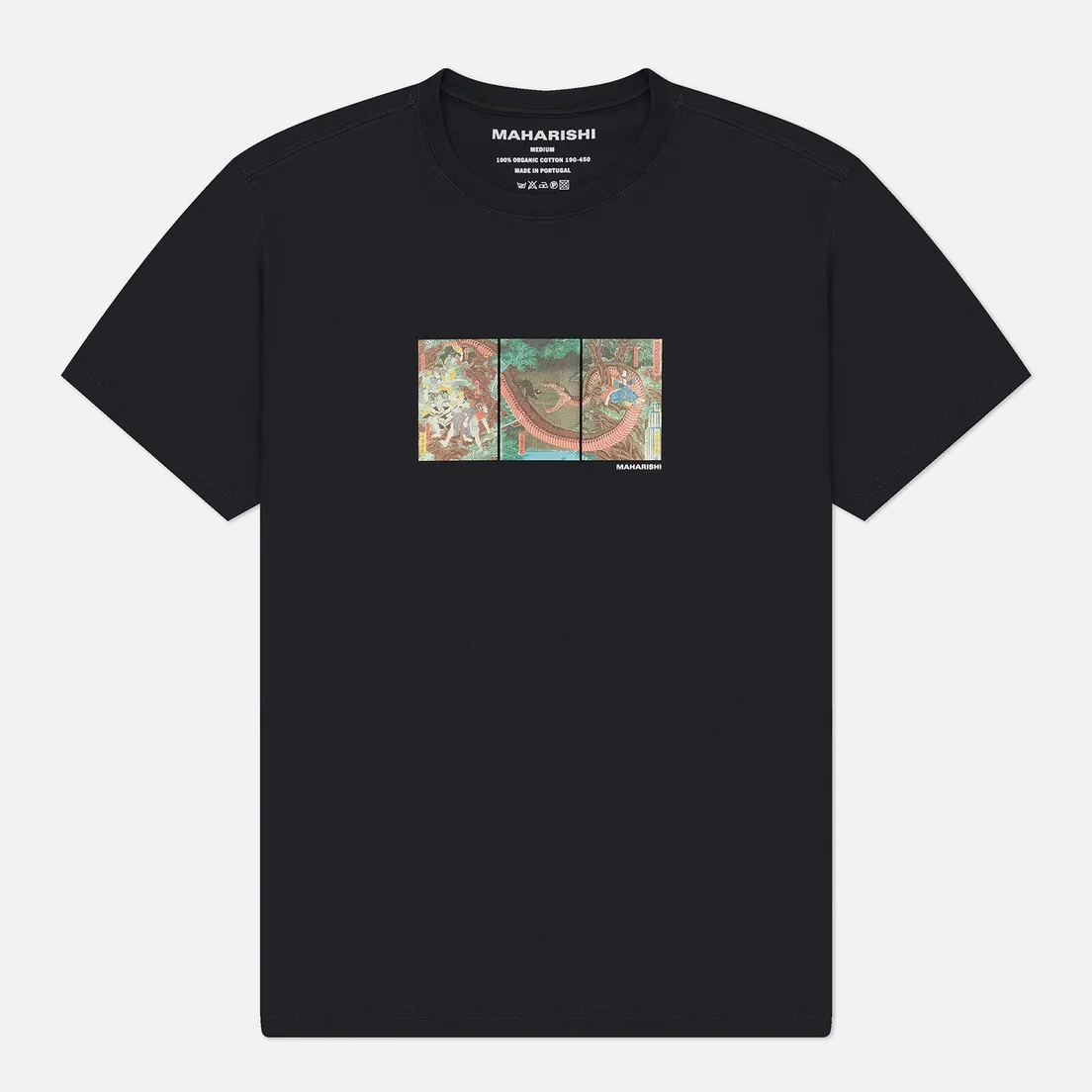 maharishi Мужская футболка Snake Triptych