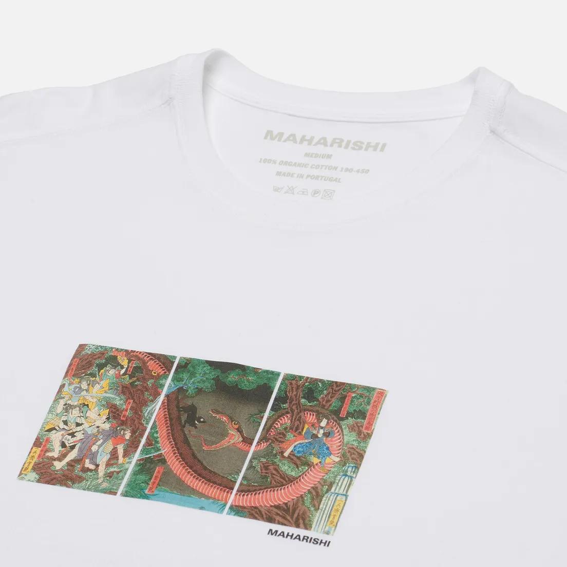 maharishi Мужская футболка Snake Triptych