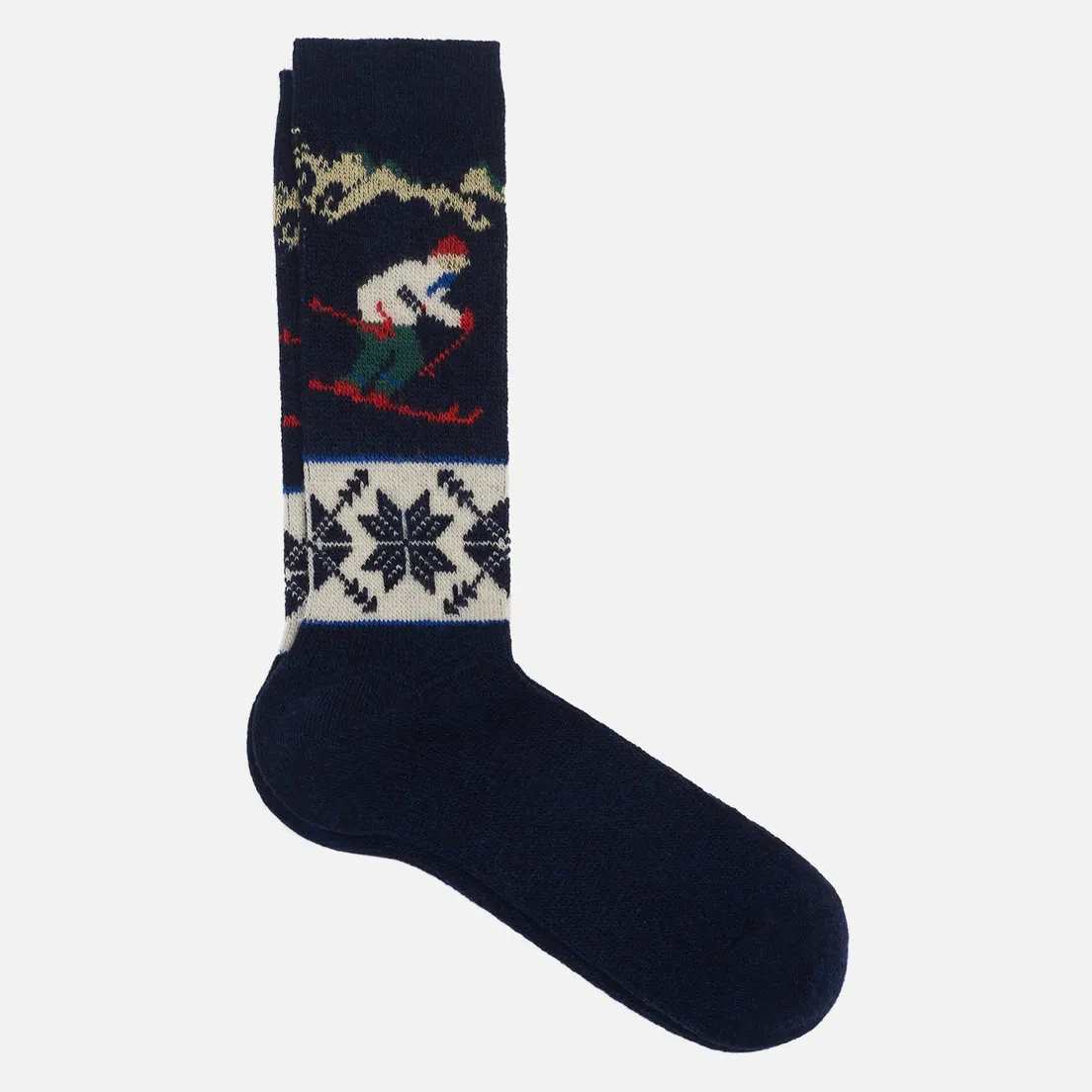 Anonymous Ism Носки Wool Ski Jacquard Crew
