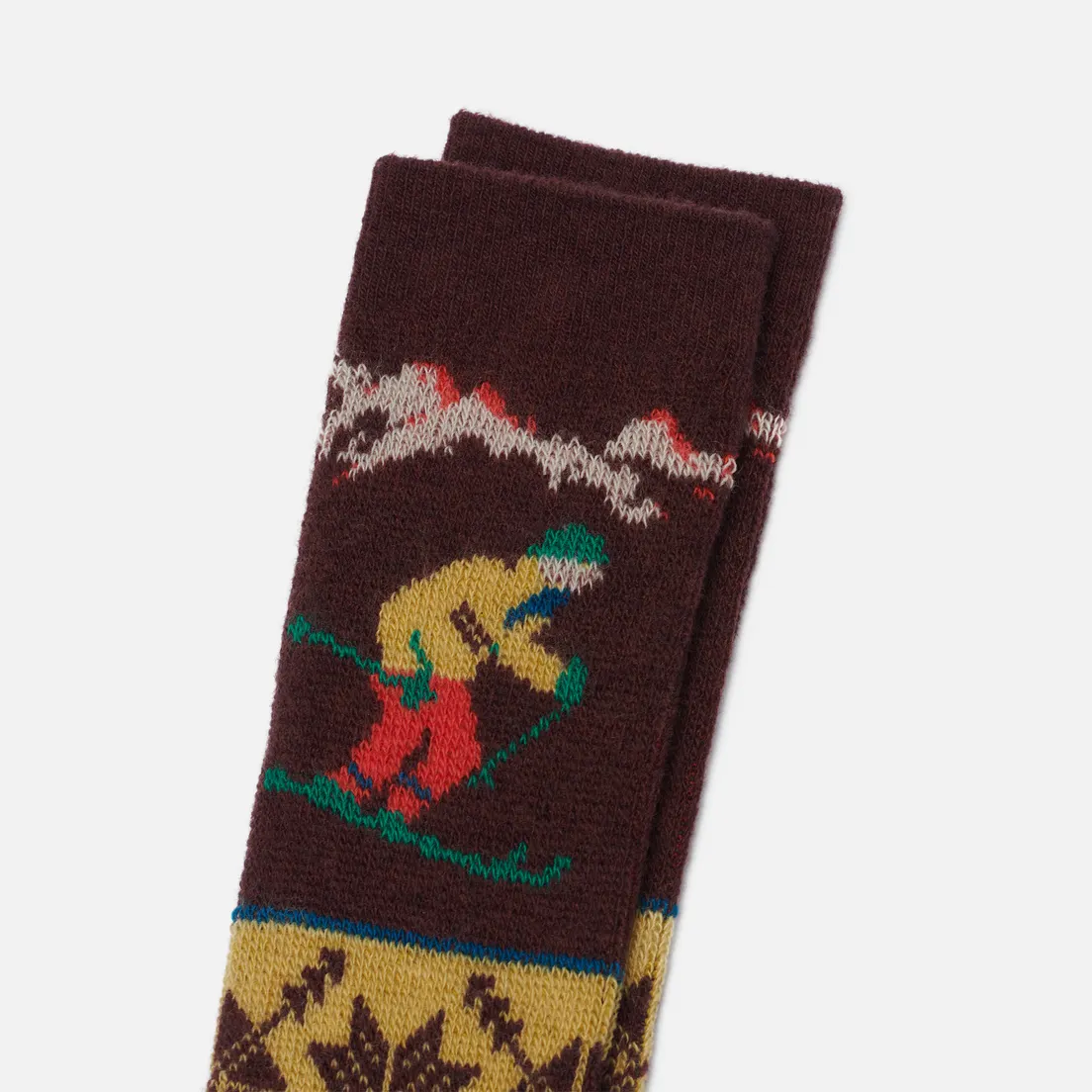 Anonymous Ism Носки Wool Ski Jacquard Crew