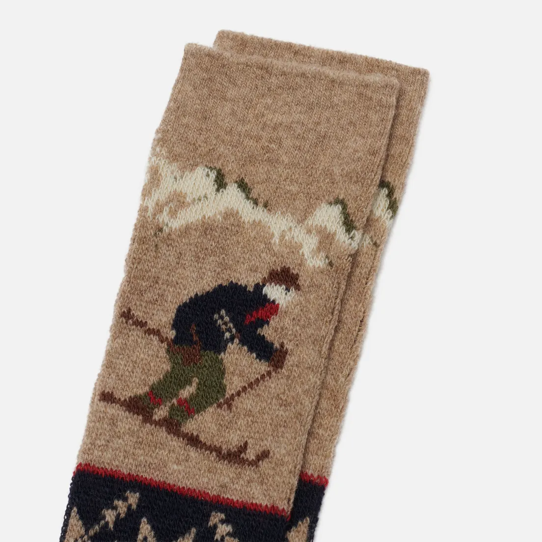 Anonymous Ism Носки Wool Ski Jacquard Crew