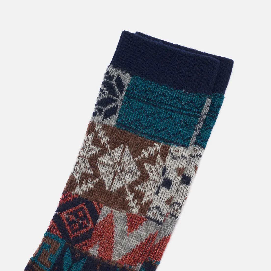Anonymous Ism Носки Multi Jacquard Pattern Crew